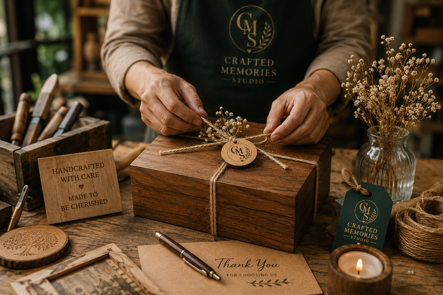 Personalized gifts handcrafted at Crafted Memories Studio